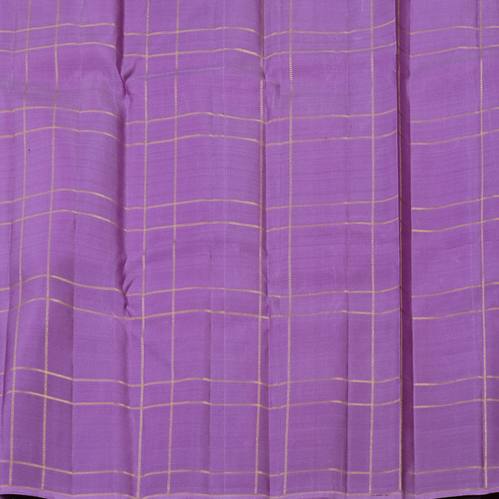 Hayagrivas Handloom Kanjivaram Silk Saree in Luxurious Purple KBD1846B3-4