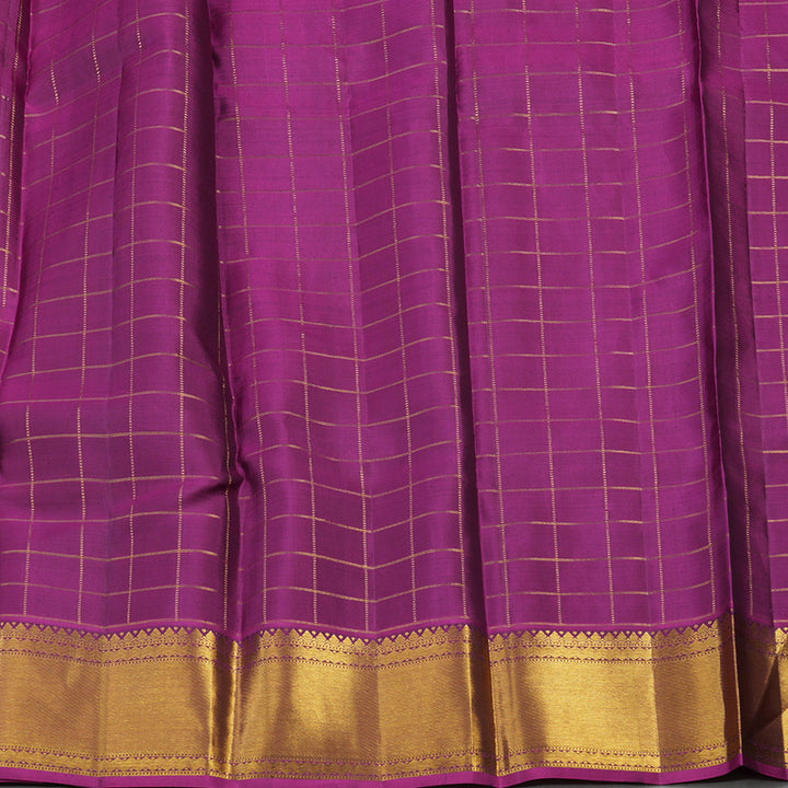 Hayagrivas Handloom Pure Kanjivaram Silk Saree in Stylish Bottle Green KBD1846B6-5