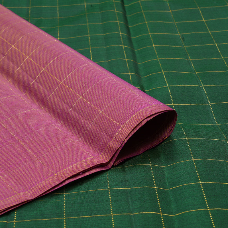 Hayagrivas Handloom Kanjivaram Silk Saree in Mesmerizing Onion Pink KBD1854B3-2