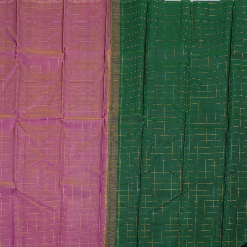 Hayagrivas Handloom Kanjivaram Silk Saree in Mesmerizing Onion Pink KBD1854B3-2
