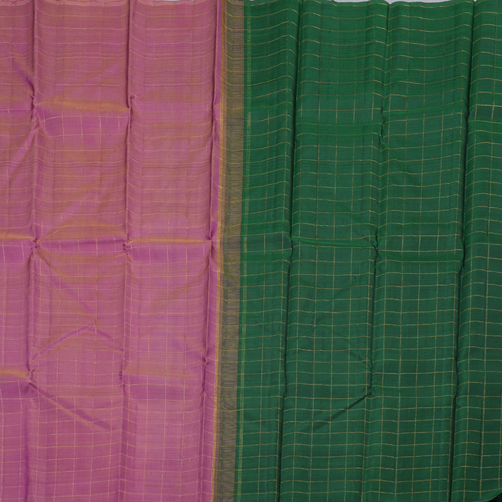 Hayagrivas Handloom Kanjivaram Silk Saree in Mesmerizing Onion Pink KBD1854B3-2