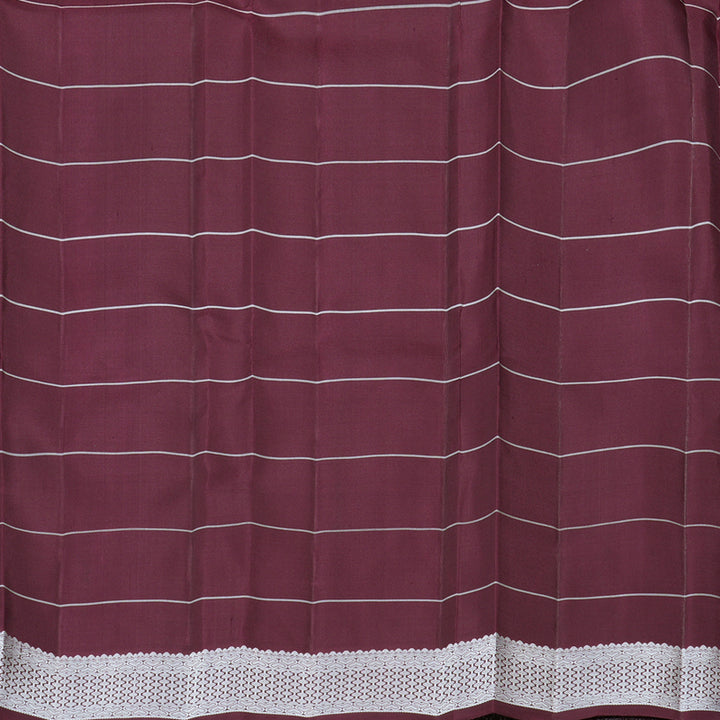 Hayagrivas Dark Brown Handloom Kanjivaram Silk Saree KBD1856B2-1