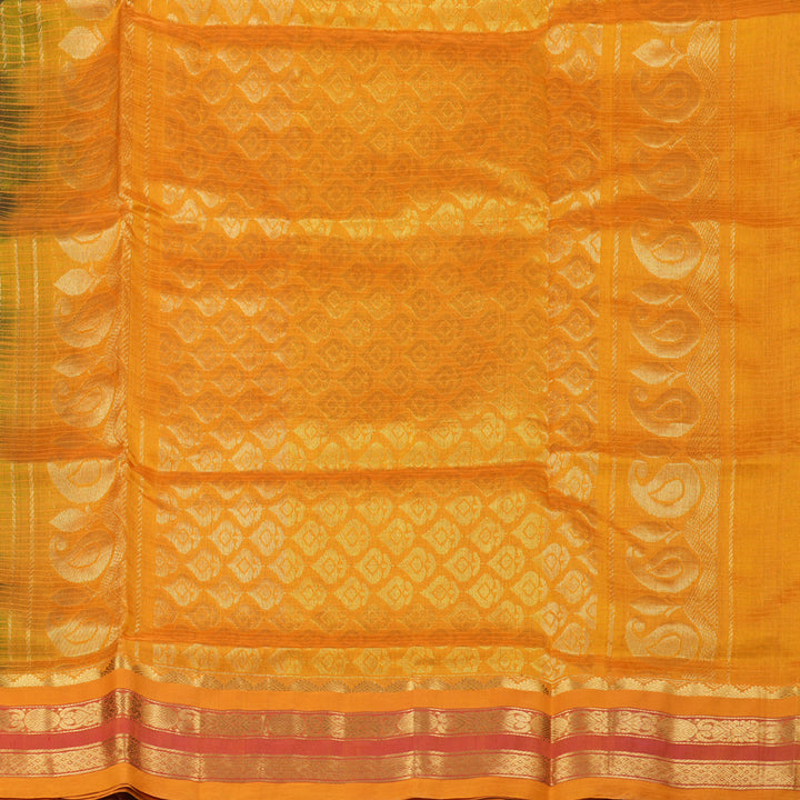 Hayagrivas Handloom Korvai Silk Cotton Saree in Captivating Wine Maroon KBD1860B11-18