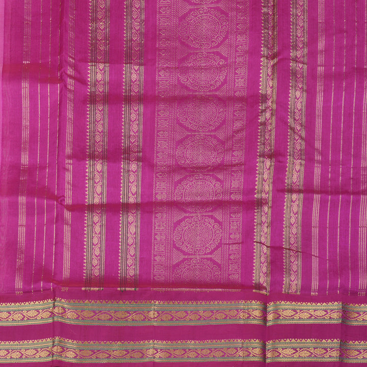 Hayagrivas Handloom Silk Cotton Saree in an Exquisite Baby Pink Colour KBD1861B10-2