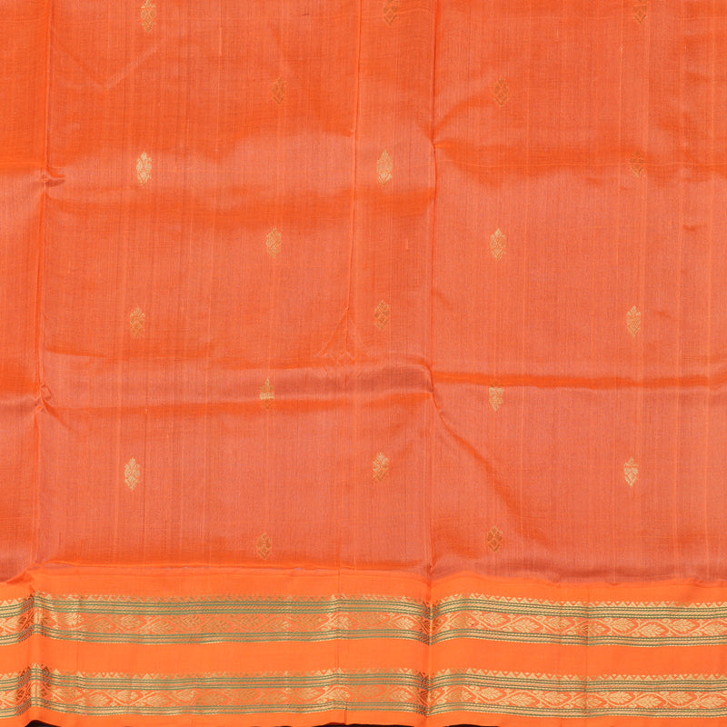 Hayagrivas Handloom Silk Cotton Saree in a Regal Black Colour KBD1861B10-3