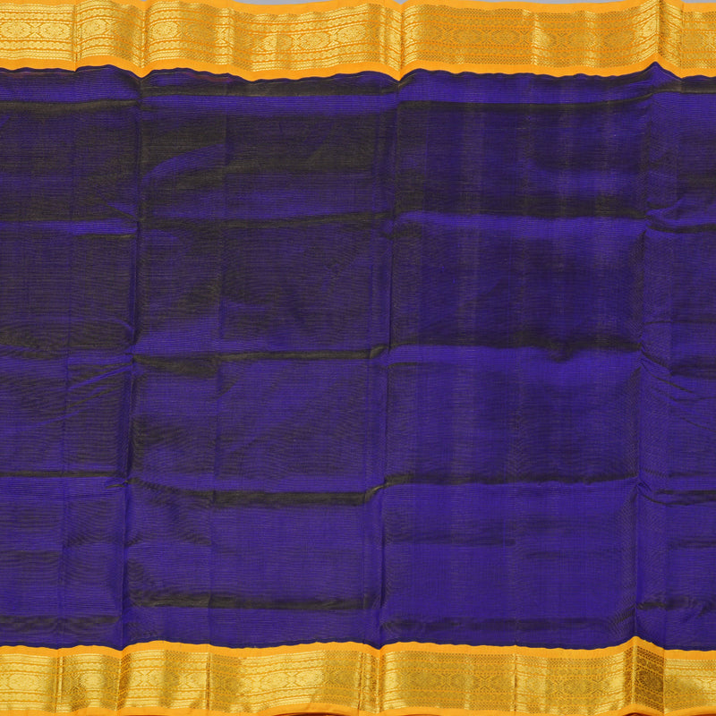 Hayagrivas Handloom Vairaoosi Silk Cotton Saree in Rich Blue KBD1861B5-5