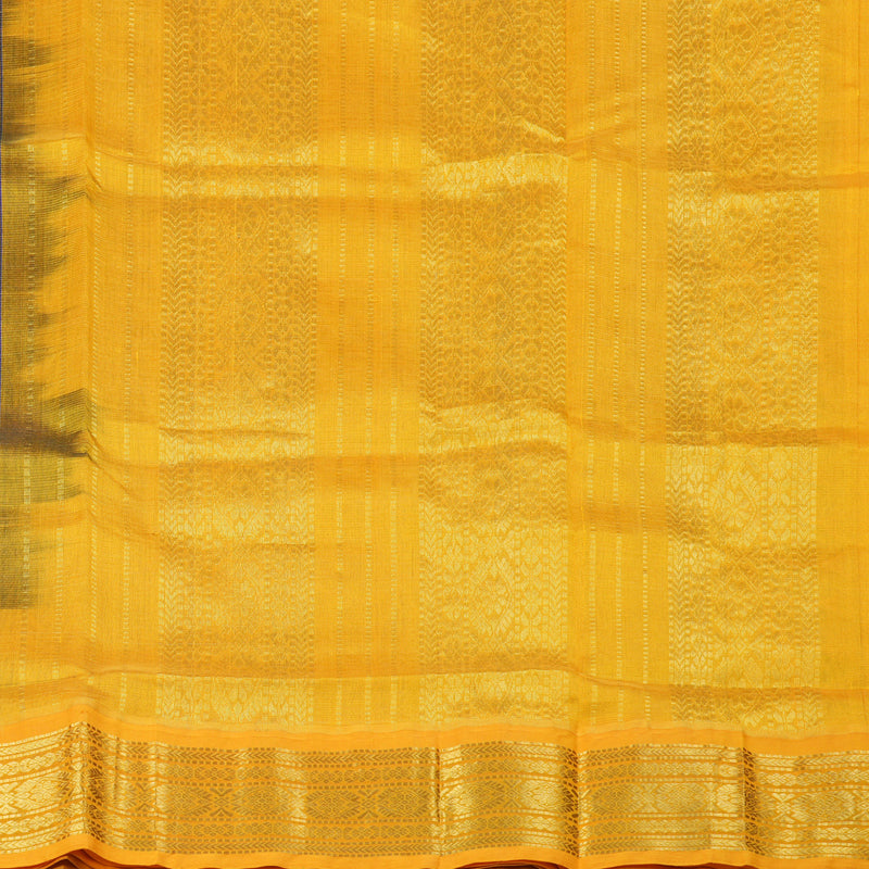 Hayagrivas Handloom Vairaoosi Silk Cotton Saree in Rich Blue KBD1861B5-5