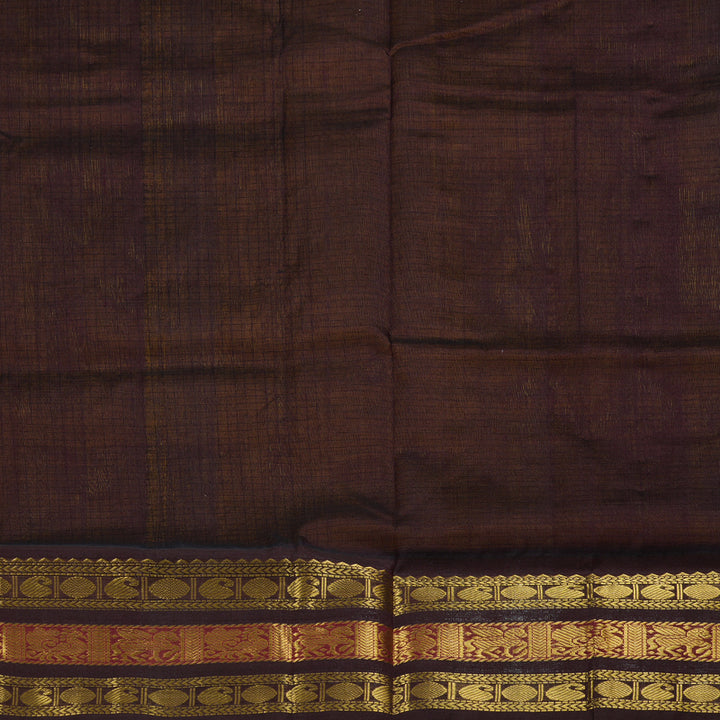 Hayagrivas Handloom Silk Cotton Saree in Majestic Yellow KBD1862B3-4