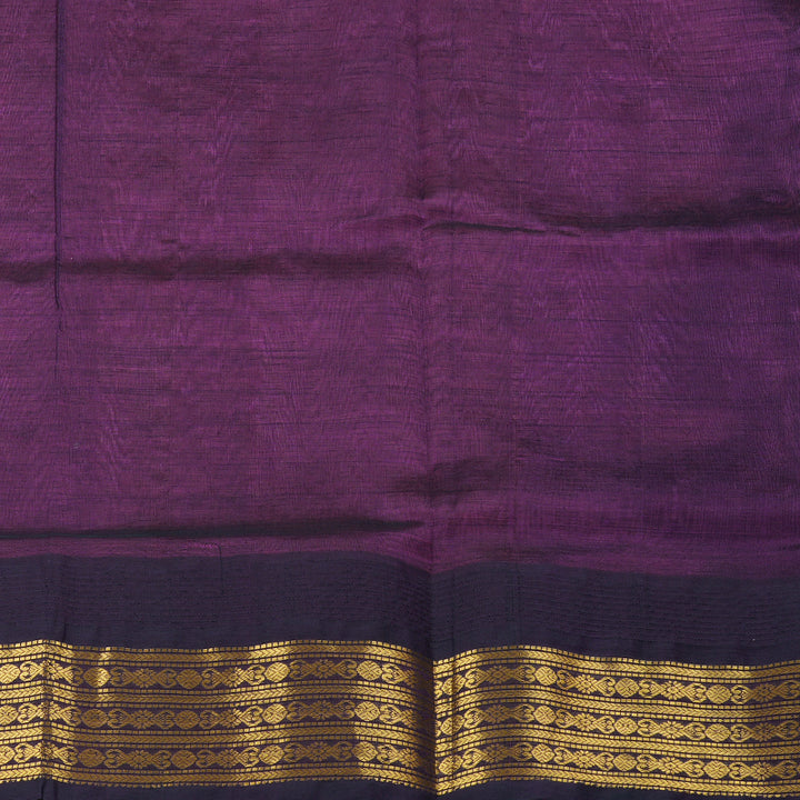 Hayagrivas Handloom Silk Cotton Saree in Radiant Bright Pink Color KBD1862B5-3
