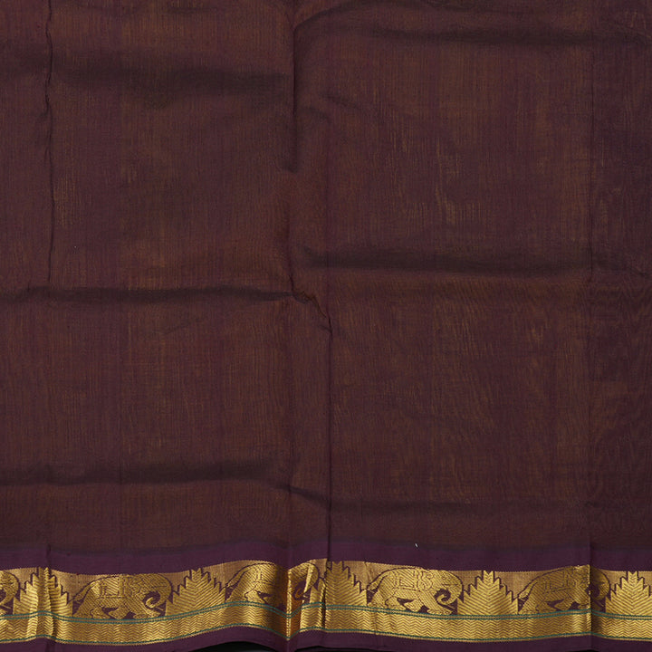 Hayagrivas Handloom Korvai Silk Cotton Saree in Bold Mustard KBD1862B6-14