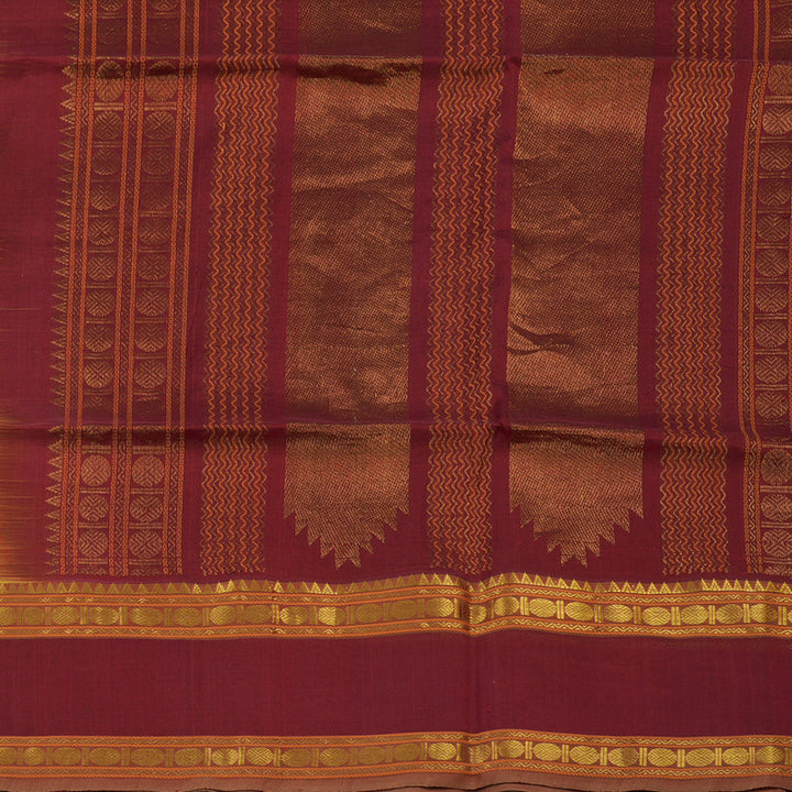 Hayagrivas Parrot Green Pure Silk Cotton Saree KBD1862B8-2