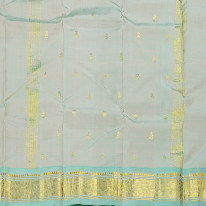 Hayagrivas Handloom Kanjivaram Silk Saree in Opulent Sand Brown KBD1867B1-25