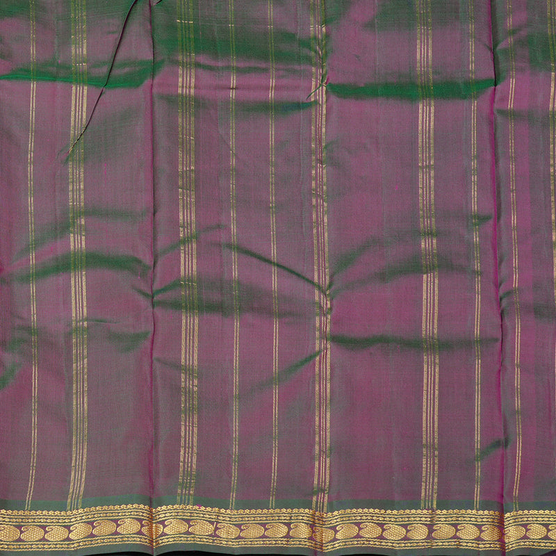 Hayagrivas Purple Handloom Kanjivaram Silk Saree with Mandhalir Border KBD1871B1-4