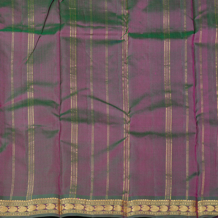 Hayagrivas Purple Handloom Kanjivaram Silk Saree with Mandhalir Border KBD1871B1-4