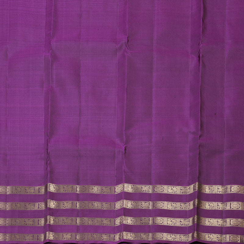 Hayagrivas Handloom Kanjivaram Silk Saree in Sumptuous Mehendi Green KBD1873B15-2