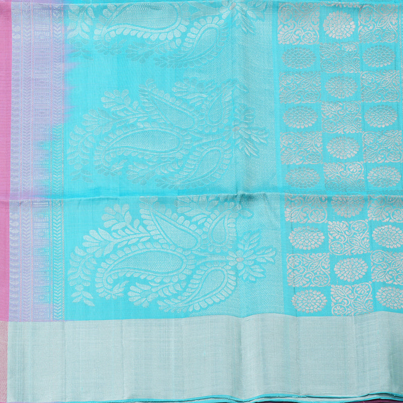 Hayagrivas Baby Pink Handloom Soft Silk Saree KBD1876B2-12