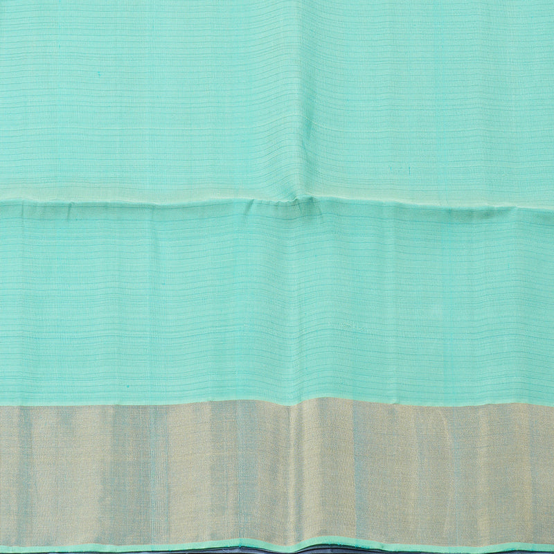 Hayagrivas Bluish Grey Handloom Soft Silk Saree KBD1876B2-6