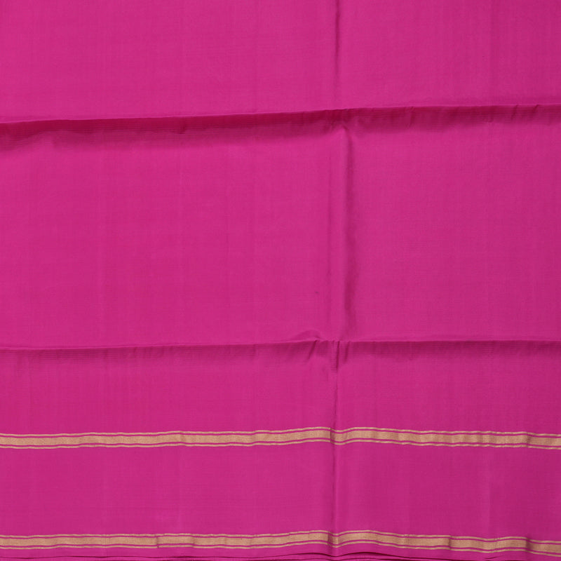 Hayagrivas Handloom Sandal Pure Soft Silk Saree with Magenta Border KBD1877B1-2