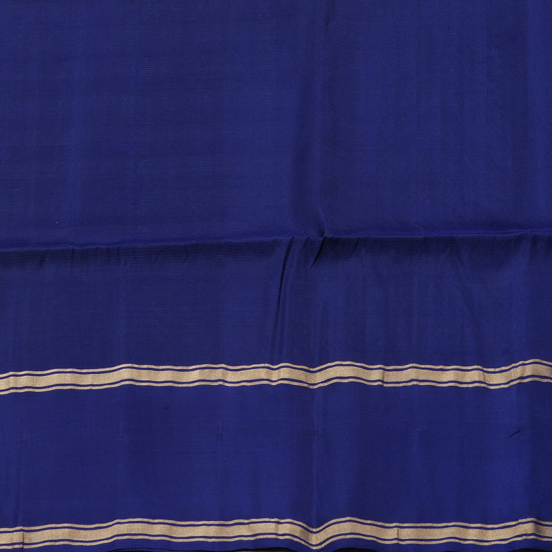 Hayagrivas Powder Blue Handloom Soft Silk Saree with Blue Border KBD1877B1-9
