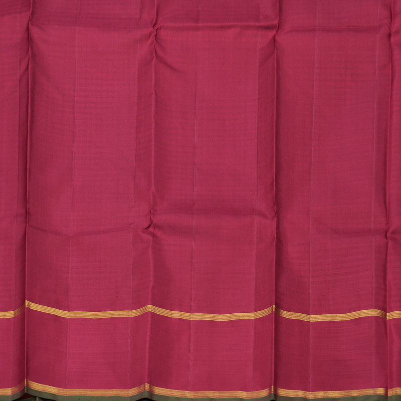 Hayagrivas Handloom Kanjivaram Silk Saree in Classic Black And White Checks KBD1882B8-1