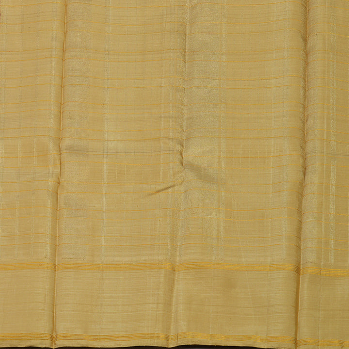 Hayagrivas Handloom Wine Kanjivaram Silk Saree with Sandal Beige border KBD1884B11-1