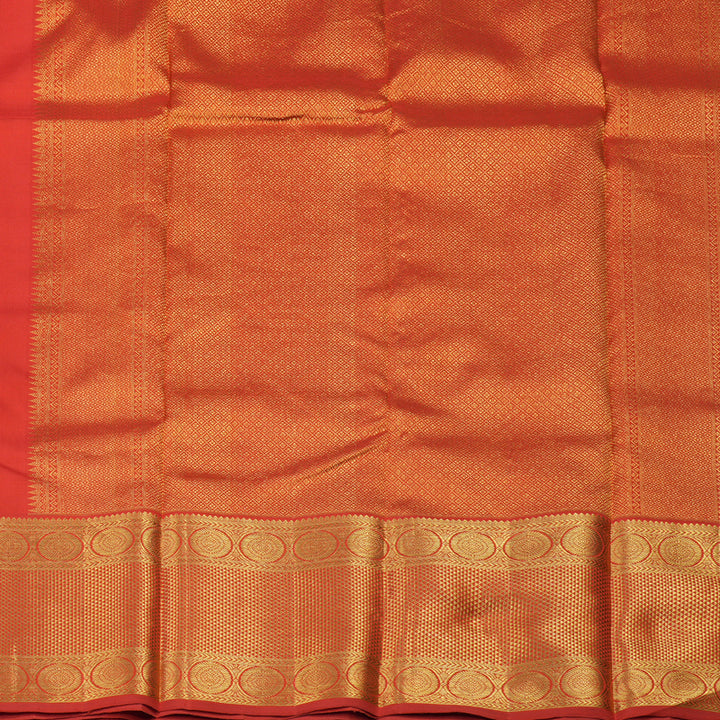 Hayagrivas Handloom Red Kanjivaram Silk Saree KBD1885B4-1
