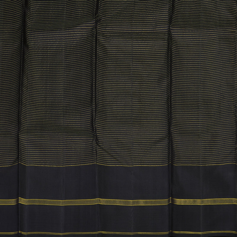 Hayagrivas Handloom Maroon & Orange Checks Kanjivaram Silk Saree with Black border KBD1886B10-1