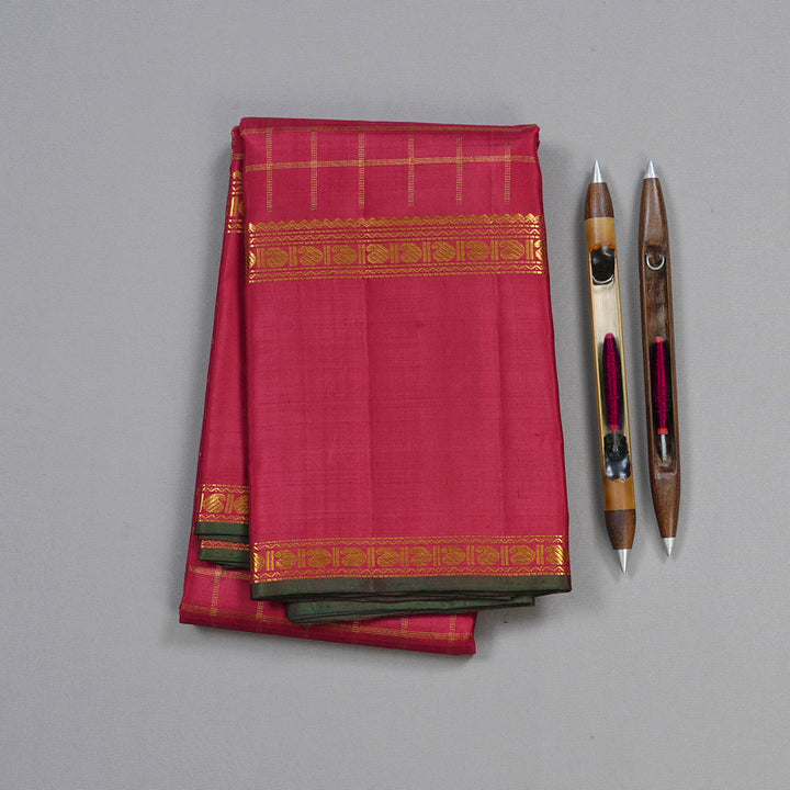Hayagrivas Maroon Handloom Kanjivaram Silk Saree KBD1893B4-1