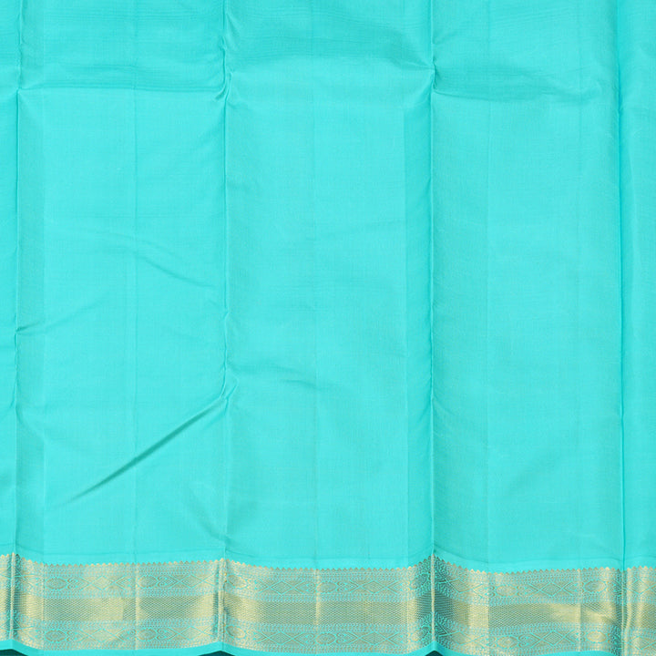 Hayagrivas Handloom Kanjivaram Silk Saree in Enchanting Orangish Pink KBD1895B6-3