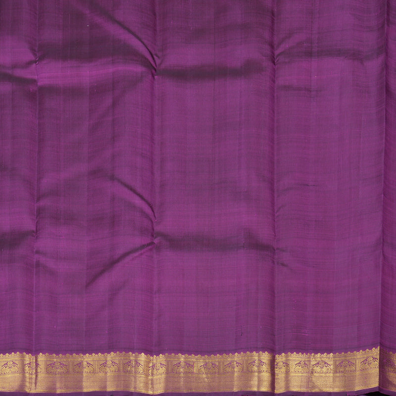 Hayagrivas Handloom Kanjivaram Silk Saree in mango-yellow KBD1904B2-1