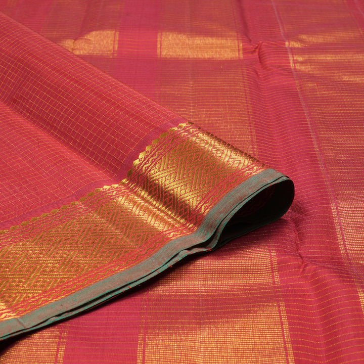 Hayagrivas Red Handloom Kanjivaram Silk Saree KBD1914B2-1