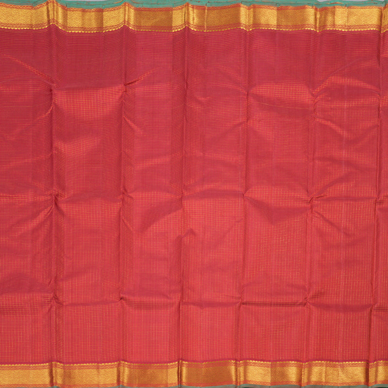 Hayagrivas Red Handloom Kanjivaram Silk Saree KBD1914B2-1