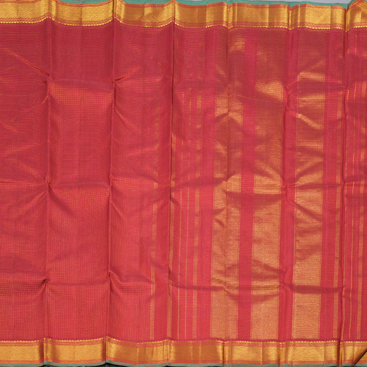 Hayagrivas Red Handloom Kanjivaram Silk Saree KBD1914B2-1