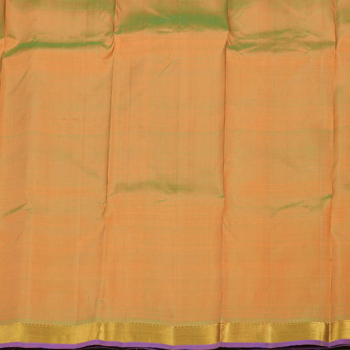 Hayagrivas Handloom Orange Kanjivaram Silk Saree with Royal Beige Border KBD1921B4-18