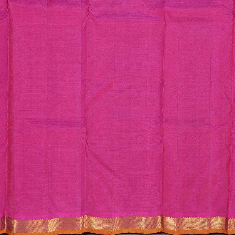 Hayagrivas Mandhalir Handloom Kanjivaram Silk Saree with Pink Border KBD1921B4-7