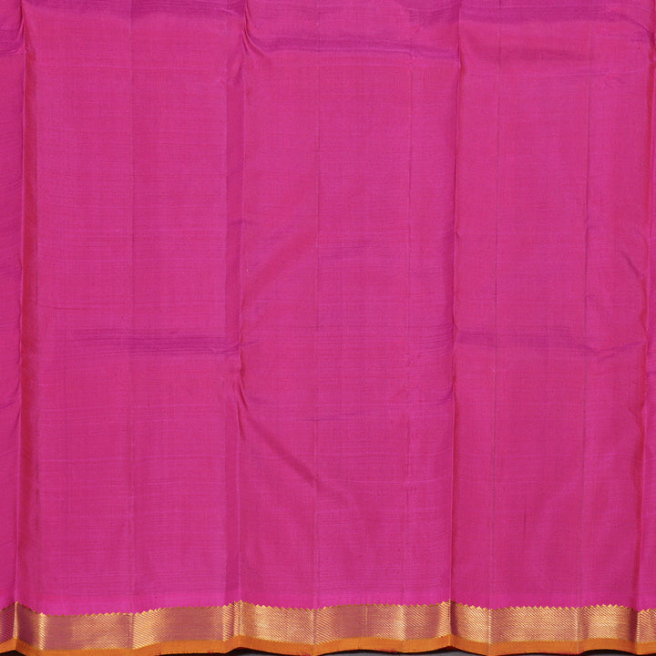 Hayagrivas Mandhalir Handloom Kanjivaram Silk Saree with Pink Border KBD1921B4-7