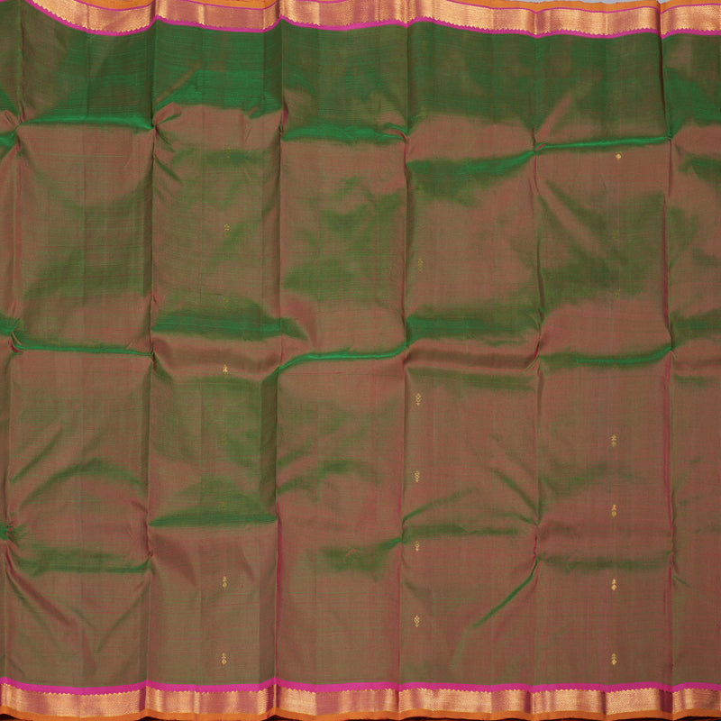 Hayagrivas Mandhalir Handloom Kanjivaram Silk Saree with Pink Border KBD1921B4-7