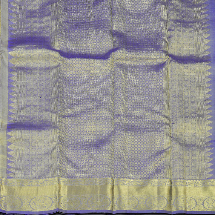 Hayagrivas Handloom Kanjivaram Silk Saree in Serene Sandal KBD1921B7-11