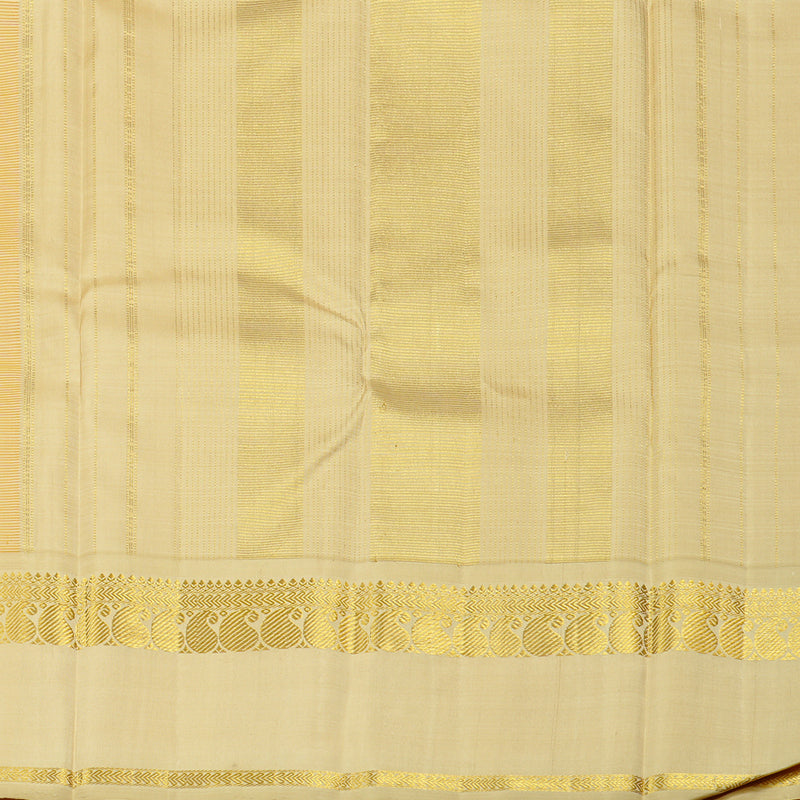 Hayagrivas Handloom Kanjivaram Silk Saree in Sun-kissed Yellow KBD1932B1-1