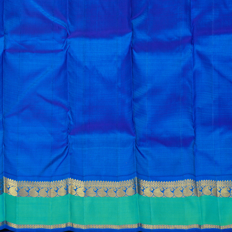 Hayagrivas Handloom Kanjivaram Silk Saree in Striking Yellow KBD1932B1-3
