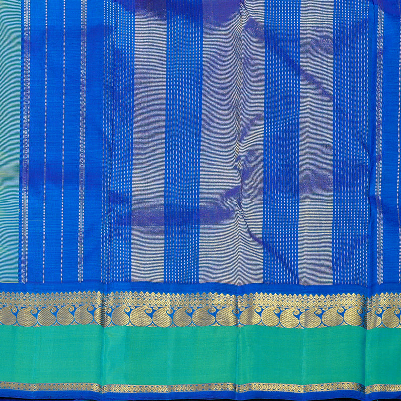 Hayagrivas Handloom Kanjivaram Silk Saree in Striking Yellow KBD1932B1-3