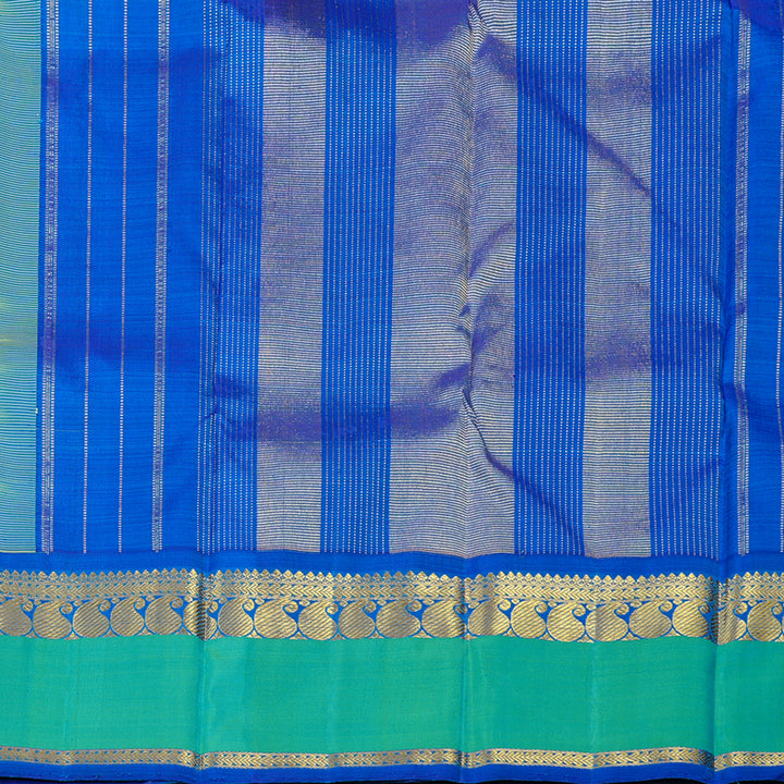 Hayagrivas Handloom Kanjivaram Silk Saree in Striking Yellow KBD1932B1-3
