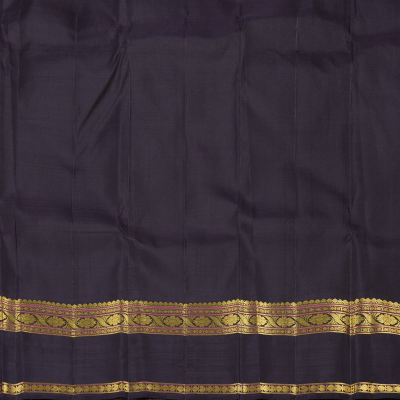 Hayagrivas Handloom Kanjivaram Silk Saree in Vibrant Lemon Green KBD1935B1-2