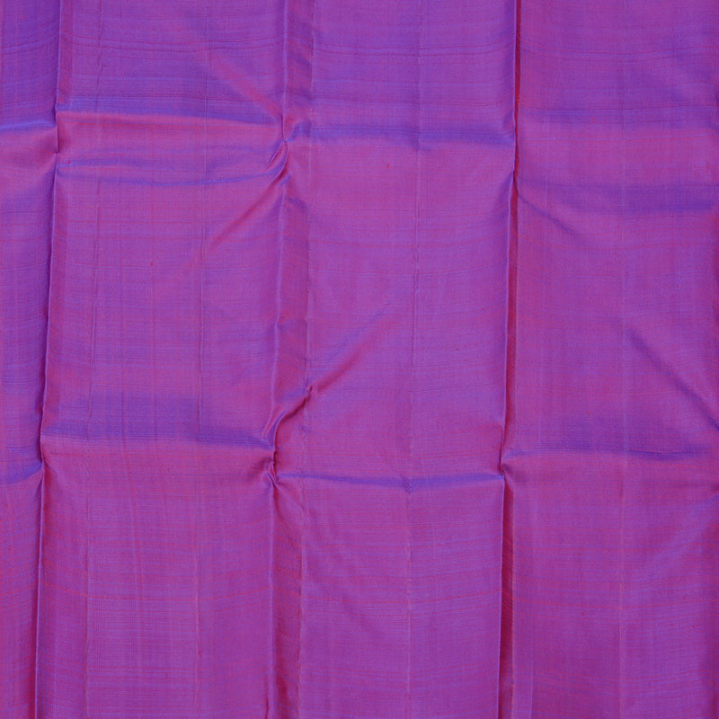 Hayagrivas Dual Tone (Blue With Yellow) Handloom Kanjivaram Silk Saree with Blue And Purple Border KBD1938B4-6
