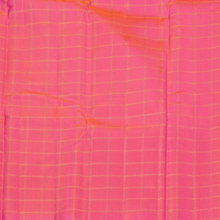 Hayagrivas Handloom Kanjivaram Silk Saree in Radiant Peacock Blue KBD1939B4-1