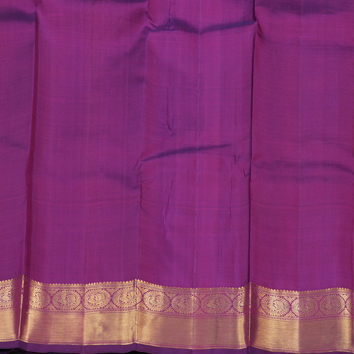 Hayagrivas Dark Purple Handloom Kanjivaram Silk Saree KBD1940B2-3