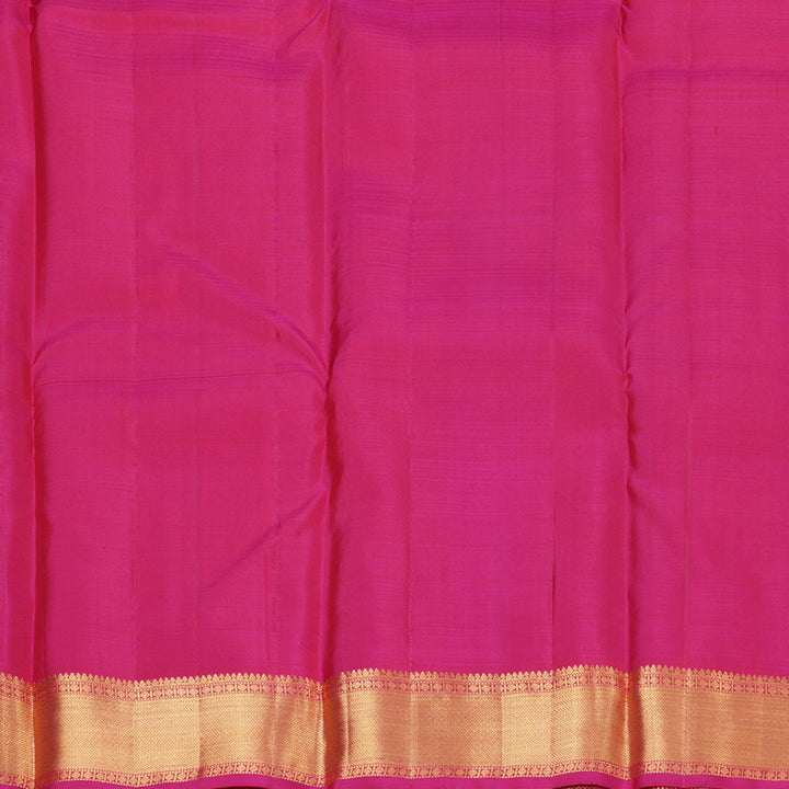 Hayagrivas Reddish Pink Handloom Kanjivaram Silk Saree KBD1943B3-1