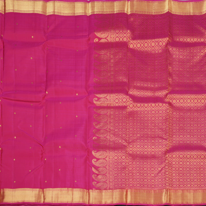 Hayagrivas Reddish Pink Handloom Kanjivaram Silk Saree KBD1943B3-1