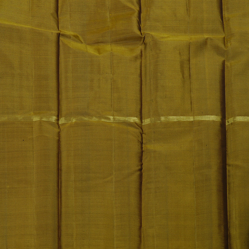 Hayagrivas Muppagam(Wine Maroon,Grey And Dark Fenugreek) Handloom Kanjivaram Silk Saree KBD1948B1-13
