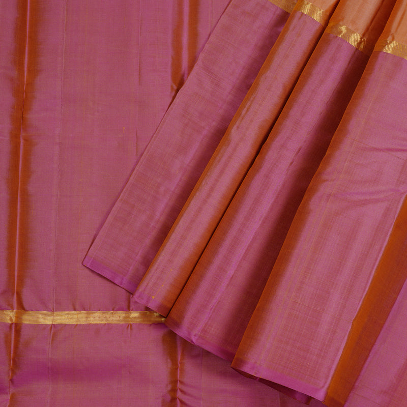 Hayagrivas Muppagam (Sea Blue,Peach Pink And Pink) Handloom Kanjivaram Silk Saree KBD1948B1-18